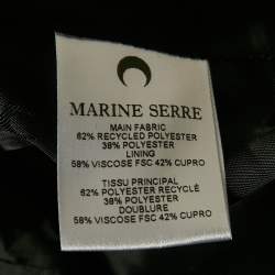 Pre Owned Marine Serre Black Synthetic Zip-Up Jacket S