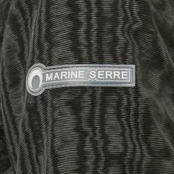Pre Owned Marine Serre Black Synthetic Zip-Up Jacket S