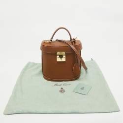 Mark Cross Brown Leather Benchley Top Handle Bag