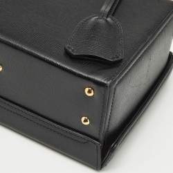 Mark Cross Black Leather Small Grace Box Bag