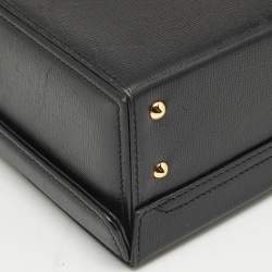 Mark Cross Black Leather Small Grace Box Bag