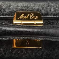 Mark Cross Black Leather Small Grace Box Bag