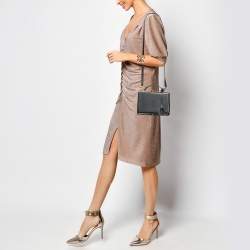 Mark Cross Black Leather Small Grace Box Bag