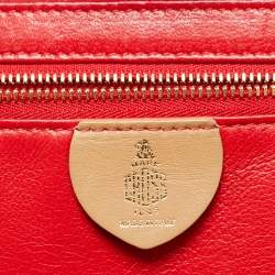 Mark Cross Tan Leather Grace Box Bag