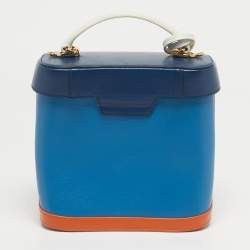 Pre Owned Mark Cross Multicolor Leather Benchley Top Handle Bag