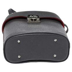 Mark Cross Black Leather Benchley Top Handle Bag