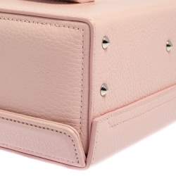 Mark Cross Light Pink Leather Small  Grace Box Bag