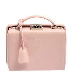 Mark Cross Light Pink Leather Grace Box Bag - ShopStyle