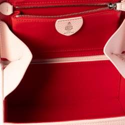 Mark Cross Light Pink Leather Small  Grace Box Bag