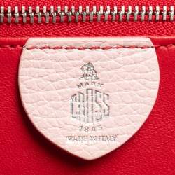 Mark Cross Light Pink Leather Small  Grace Box Bag