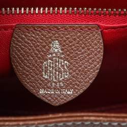 Mark Cross Brown Leather Benchley Top Handle Bag