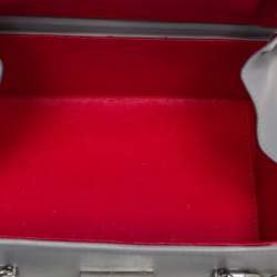 Mark Cross Grey Leather Small Grace Box Bag