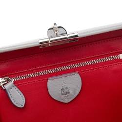 Mark Cross Grey Leather Small Grace Box Bag