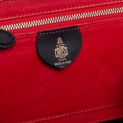 Mark Cross Black Leather Small Grace Box Bag