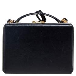Mark Cross Black Leather Small Grace Box Bag