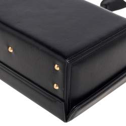 Mark Cross Black Leather Small Grace Box Bag