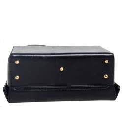 Mark Cross Black Leather Small Grace Box Bag