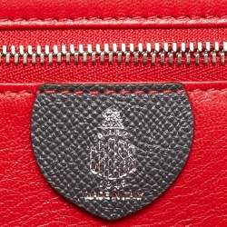 Mark Cross Dark Grey Leather Grace Box Bag 