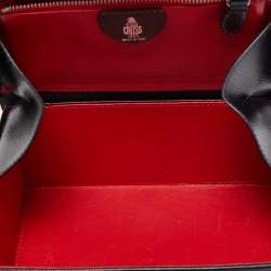 Pre Owned Mark Cross Black Leather Small Galaxy Grace Box Bag