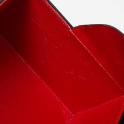 Pre Owned Mark Cross Black Leather Grace Box Bag