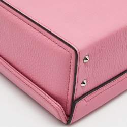 Mark Cross Light Pink Leather Grace Box Bag 