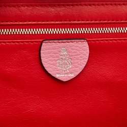 Mark Cross Light Pink Leather Grace Box Bag 