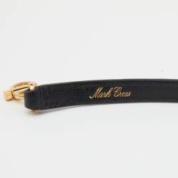 Mark Cross Tri Color Leather Grace Box Top Handle Bag