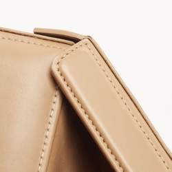 Mark Cross Beige Leather Grace Box Bag