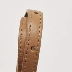 Mark Cross Beige Leather Grace Box Bag