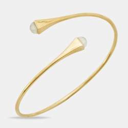 Pre Owned Marli Cleo Moonstone 18k Yellow Gold Bracelet XS