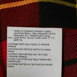 Pre Owned Marni Red Checks Cotton Oversized Shirt L