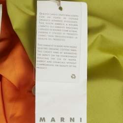 Pre Owned Marni Colorblocked Cotton Long Sleeve Shirt S