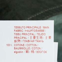 Pre Owned Marni Green Printed Cotton Sleeveless Top M