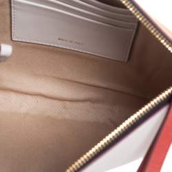 Marni Two-Tone Leather Wristlet Pouch