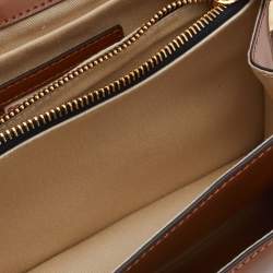 Marni Multicolor Woven Patent and Leather Mini Trunk Bag