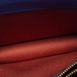 Marni Brown/Blue Leather Trunk Shoulder Bag