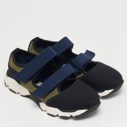 Pre Owned Marni Scarpa Size 36 Multicolor Nylon Low Top Sneakers