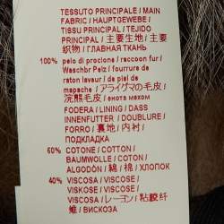 Marni Brown Mink Fur Collar 
