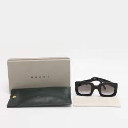 Pre Owned Marni Black ME625S Square Sunglasses