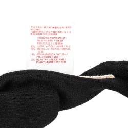 Marni Black Fabric Bow Belt 75 cm