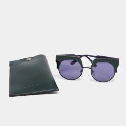 Marni Purple/Green Me602s Graphic Sunglasses