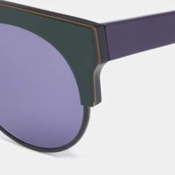 Marni Purple/Green Me602s Graphic Sunglasses