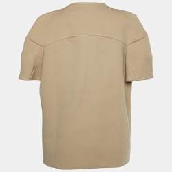 Marni Beige Crepe Open Front Jacket S