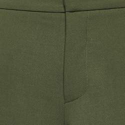 Marni Green Wool Wide Legs Culotte Pants XS