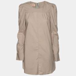 Marni Grey Cotton Full Sleeve Top S