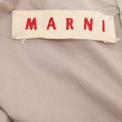 Marni Grey Cotton Full Sleeve Top S