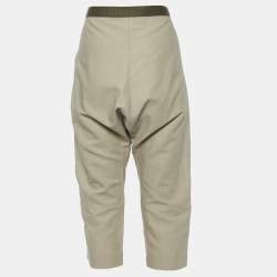 Marni Beige Linen Belted Capri Pants S