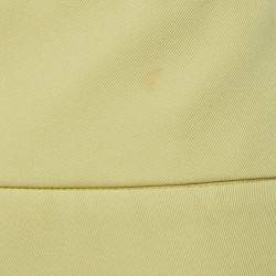 Marni Green Gabardine Asymmetric Midi Skirt M