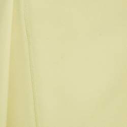 Marni Green Gabardine Asymmetric Midi Skirt M