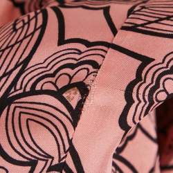 Pre Owned Marni Pink Printed Silk Full Sleeve Top M